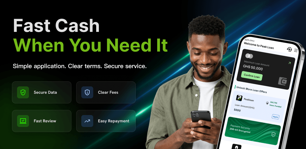 Peak Loan — Fast Cash When You Need It. Simple application, clear terms, secure service.